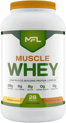 Miniatura 10 de MFL Muscle Whey Protein l 0.99 oz de Proteína l 0.28 oz BCAA l Keto Friendly l Keto l Bajo en carbohidratos l 2 libras (Chocolate Lava)