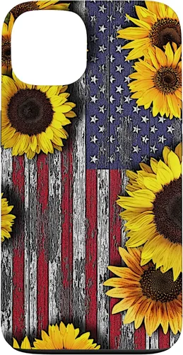 Miniatura 7 de American Flag with Sunflowers Case for iPhone 17
