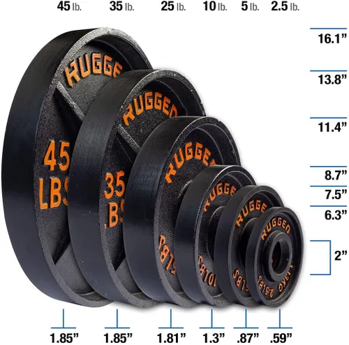 Miniatura 7 de Rugged Strength & Fitness Power Rack (Y100P3) con accesorio Lat - Juego de pesas de 300 libras incluido, ideal para entrenamiento de fuerza