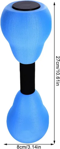 Miniatura 2 de Alipis 2 mancuernas acolchadas ajustables para mujer, para entrenamiento en la piscina, fitness y entrenamiento en casa, mancuernas de agua ligeras