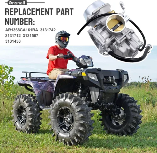 Miniatura 6 de Carburador para Polaris Sportsman 500 4X4 HO 2001-2005 2010-2012 (solo HO)/Polaris Scrambler 500 4X4 1997-2009/Polaris Worker 500/Polaris ATP 500
