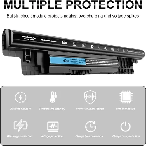 Miniatura 6 de SLE-TECH Batería XCMRD de 40 Wh para Dell Inspiron 15 3000 Series 3531 3541 3542 3521 3537 3543 15R 5537 5521 17 3721 3737 17R 5737 5721 14 37 421 3
