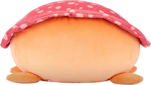 Miniatura 3 de Squishmallows Original 12 pulgadas Caine la tortuga de cuero naranja con gafas – Peluche oficial Jazwares (tamaño mediano)