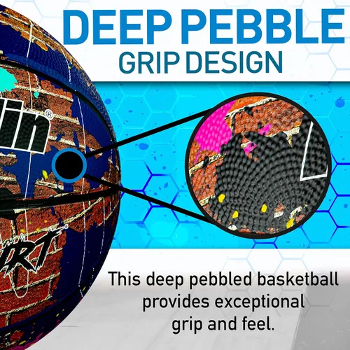 Miniatura 4 de Franklin - Balón de baloncesto duro para interiores y exteriores, tamaño oficial, 1 unidad