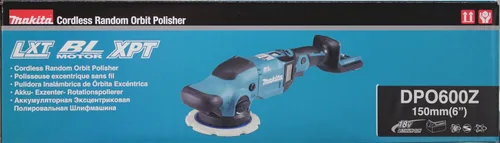 Miniatura 15 de Makita DPO600Z 18V Li-Ion LXT Pulidora de órbita aleatoria sin escobillas - Baterías y cargador no incluidos