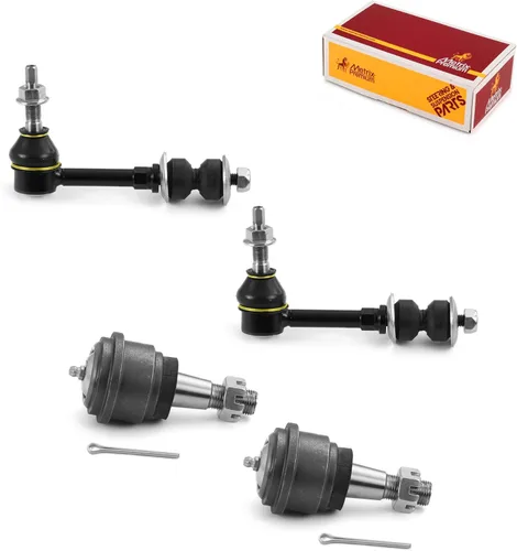 Miniatura 276 de Metrix Premium Chassis Parts - Juego de 4 piezas de articulación de rótula superior y barra estabilizadora delantera para Ford Ranger RWD 1998-2011
