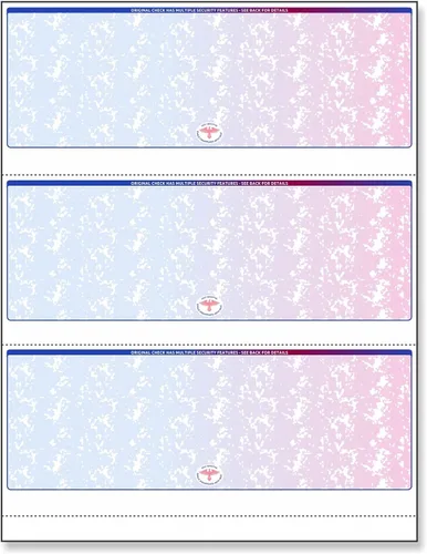 Miniatura 11 de NextDayLabels - Stock de cheques en blanco para láser/chorro de tinta, 8-1/2 x 11" 24# lb, 500 hojas por paquete (parte inferior azul)