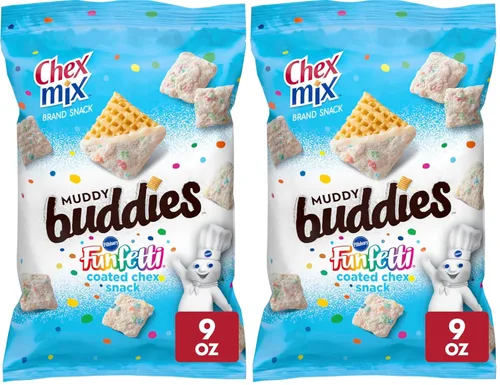 Miniatura 8 de Chex Mix Muddy Buddies, Mix de aperitivos de galletas OREO y crema, 9 oz