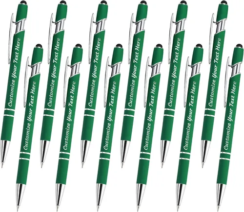 Miniatura 9 de 12 bolígrafos personalizados a granel, bolígrafos personalizados con grabado personalizado con nombre o texto, regalo ideal de aniversario