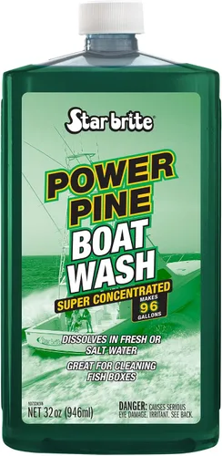 Miniatura 6 de STAR BRITE Power Pine Boat Wash Super Concentrate – 128oz hace 384 galones, cera y pulido seguro (093700)