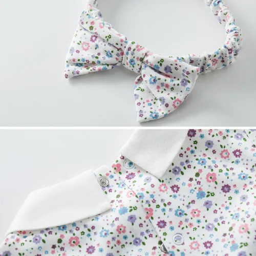 Miniatura 47 de pureborn Vestido de bebé niña 0-24 meses