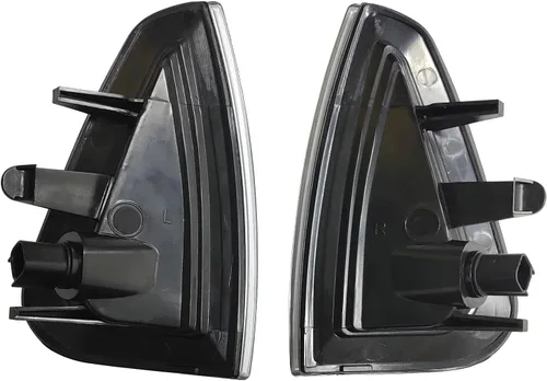 Miniatura 2 de Conjunto de luz de esquina de señal de giro lateral con bombillas compatible con Dodge Charger 2005 2006 2007 2008 2009 2010 sustituye a CH2550124