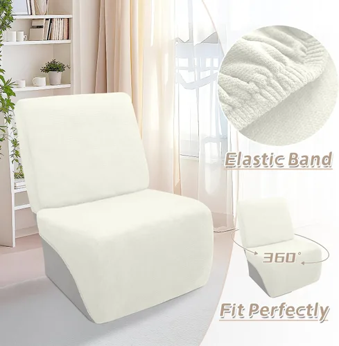Miniatura 651 de Arfntevss Fundas de sofá seccional reclinable de terciopelo, Funda de sofá seccional de esquina para sofá reclinable, Funda elástica suave