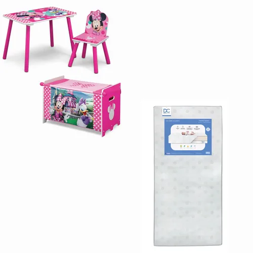 Miniatura 13 de Delta Children Marvel Spidey y sus sorprendentes amigos Juego de 3 piezas para cuarto de juegos infantil – Incluye mesa, silla y caja de juguetes