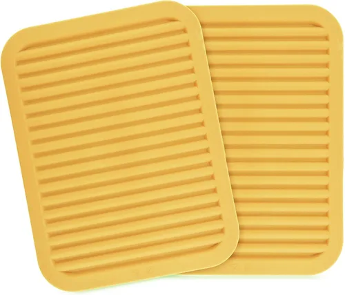 Miniatura 18 de Salvamanteles para platos calientes, salvamanteles de silicona versátil para cocina, tapete de platos y soporte para ollas para mostrador, tapete
