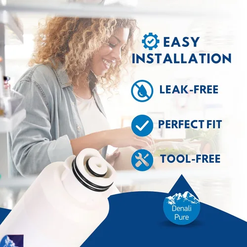 Miniatura 6 de Paquete de 3 filtros de agua de repuesto para refrigerador Samsung RF261BEAESR/AA-0001, compatible con Samsung DA29-00020B, DA29-00020A, cartucho