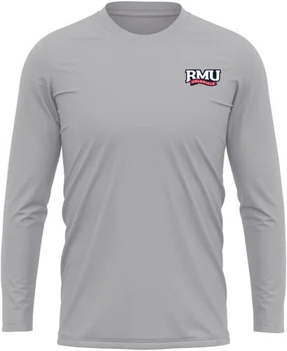 Miniatura 149 de Camisa deportiva de manga larga oficial de la NCAA Collegiate para hombre, con logotipo en el pecho izquierdo, colección Athletic Heather