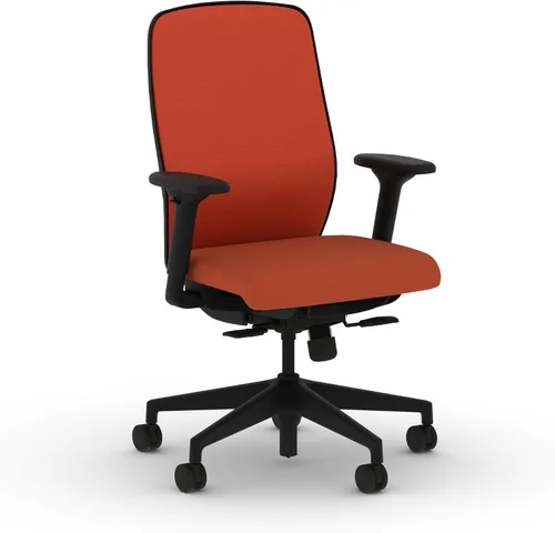 Miniatura 24 de HON Nucleus - Silla de trabajo con control avanzado de inclinación sincronizada, silla de oficina con soporte lumbar, brazos ajustables en altura