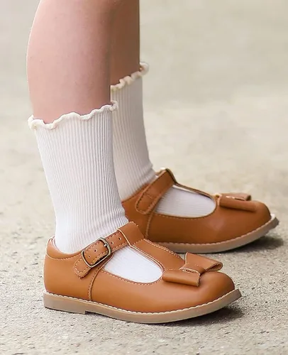 Miniatura 8 de Jefferies Socks Calcetines de tripulación con volantes para niñas, paquete de 5