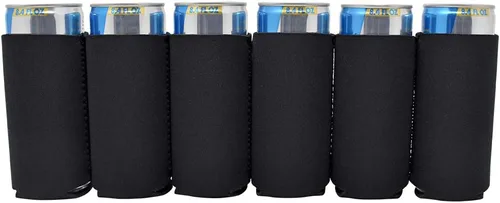Miniatura 2 de TahoeBay - Fundas enfriadoras de latas de 8.4 onzas para bebidas energéticas pequeñas, cerveza, refrescos, aislantes de neopreno para bebidas