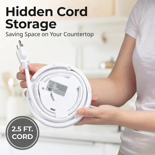 Miniatura 3 de Zulay Kitchen Hervidor de Agua Eléctrico de Ebullición Rápida - 1.7L, 1500W, Apagado Automático para Protección contra Sobreebullición y Ebullición