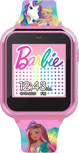 Miniatura 2 de Accutime Barbie - Reloj inteligente para niños con pantalla táctil de aprendizaje educativo, juguete para niñas, niños, niños pequeños, cámara