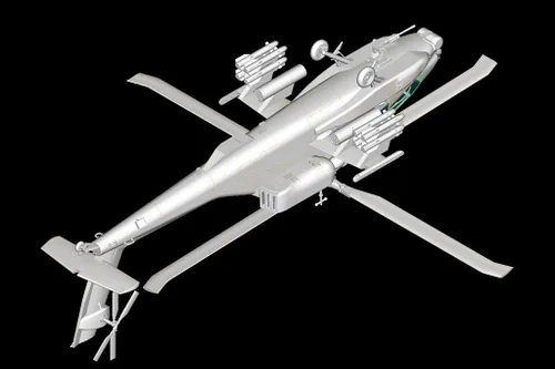 Miniatura 3 de Hobby Boss AH-64A Apache Kit de construcción de modelo de helicóptero de ataque