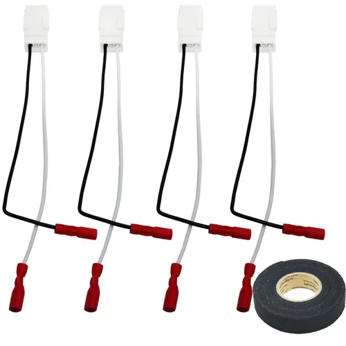 CHENX 72-6514 - Arnés de adaptador de altavoz de automóvil, para puertas delanteras y traseras, adecuado para Dodge Jeep Chrysler, arnés de conector