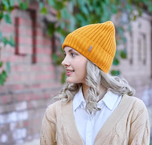 Miniatura 3 de Connectyle Gorro clásico de invierno cálido para hombre con forro