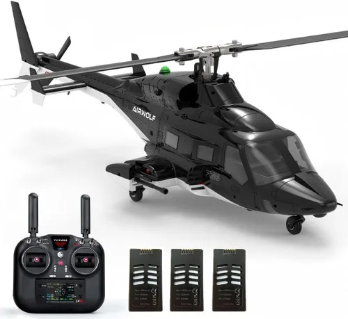 Miniatura 11 de Helicóptero RC avanzado para pilotos experimentados, helicóptero RC YU Xiang F02S con estabilización de vuelo asistida, helicóptero Hobby sin