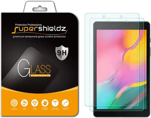 Supershieldz Protector de pantalla de vidrio templado, diseñado para Samsung Galaxy Tab A 8.0 (2019) (solo modelo SM-T290), antiarañazos, sin