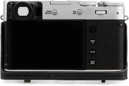 Miniatura 7 de MegaGear MG1892 Ever Ready - Funda de piel auténtica para cámara compatible con Fujifilm X100V, color negro