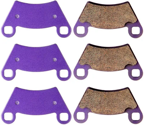Miniatura 2 de SCITOO FA354 Pastillas de freno para Polaris Brutus 2013-2014 pastillas de freno traseras de fibra de carbono