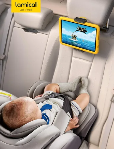 Miniatura 7 de Lamicall Soporte para reposacabezas de tableta de automóvil, soporte para reposacabezas de asiento trasero de automóvil, soporte para tableta