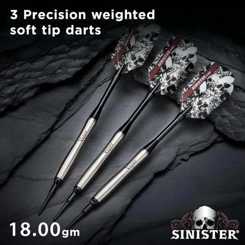 Miniatura 6 de Viper Dardos siniestros 95% tungsteno punta suave