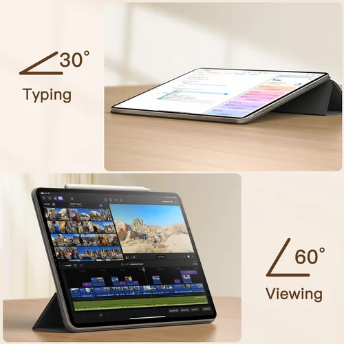 Miniatura 6 de JETech Funda magnética para iPad Air de 11 pulgadas M3/M2 (2025/2024), iPad Air 5/4 (2022/2020 5ª/4ª 10.9 pulgadas), iPad Pro 11 (2018), Negro