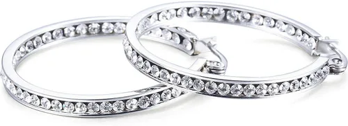 Miniatura 5 de Arracadas para boda con cristales de diamantes de imitación