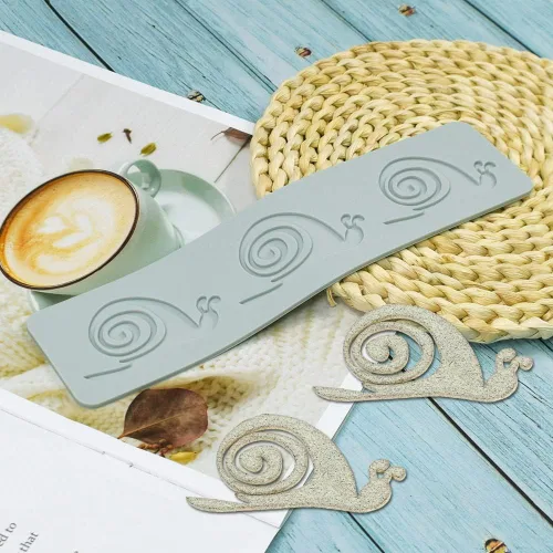 Molde de silicona de hojas huecas de animales, caramelo de chocolate 3D hueco de abeja/pájaro/caracol/vaca, decoración de pastel de azúcar, parte