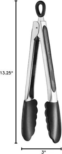 Miniatura 2 de Cuisinart Pinzas de silicona de 9 pulgadas, color negro