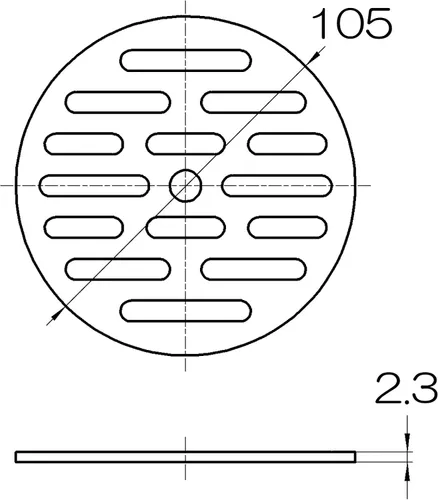 Miniatura 2 de SANEI H40F-105 Drain Dish, Diameter 4.1 inches (105 mm)