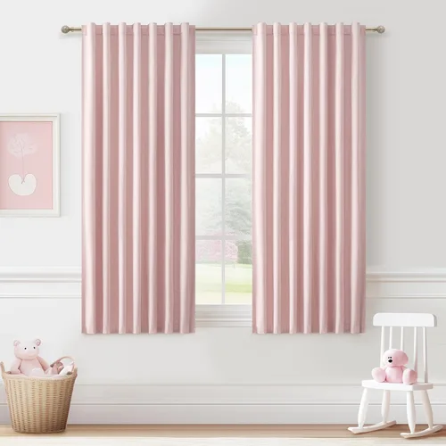 Miniatura 27 de Cortinas opacas extraanchas, 2 paneles para puertas corredizas de vidrio, moderna mezcla de lino plisado pesado, piso a techo, ventanas grandes, 70