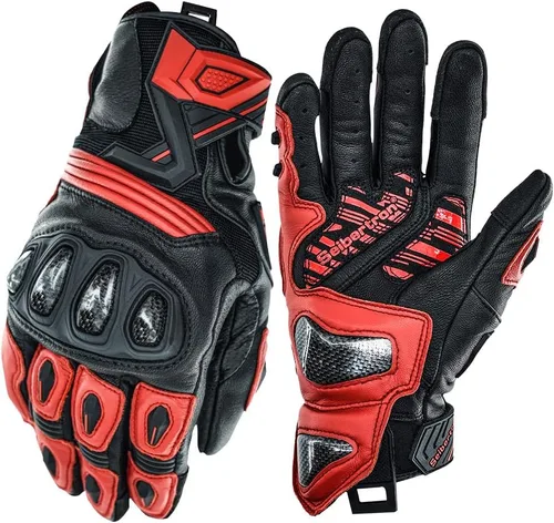 Miniatura 16 de Seibertron SPS Series - Guantes para motocicleta con pantalla táctil, para motocross, BMX, ATV, MTB, ciclismo, completo o medio dedo, para adultos