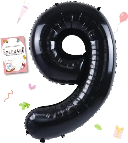Miniatura 150 de Globos de números de 40 pulgadas del 0 al 9 dorados grandes del número 0, globos digitales para suministros de decoración de celebración de fiesta
