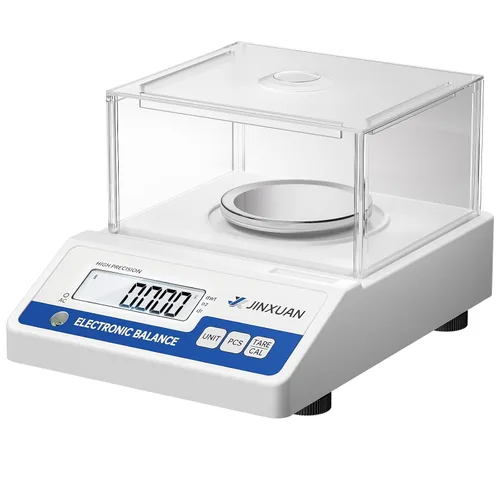 Miniatura 12 de Báscula de laboratorio 500gx0.001g Balanza de alta precisión Balanza analítica, escala de miligramo digital Escala de laboratorio científica