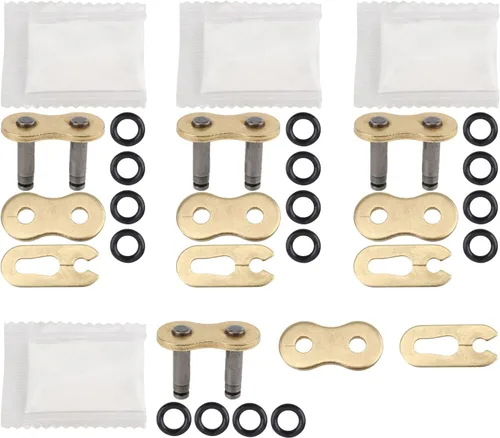 Miniatura 9 de AUTOKAY 4 eslabones de conexión de 520 cadenas Master Link O-Ring para motocicleta Dirt Bike