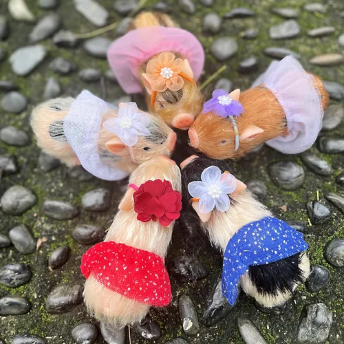 Miniatura 5 de OtardDolls Muñecas de cerdo Reborn de 5 pulgadas, realistas de silicona suave, mini muñecas de cerdo realistas para recién nacidos, suaves