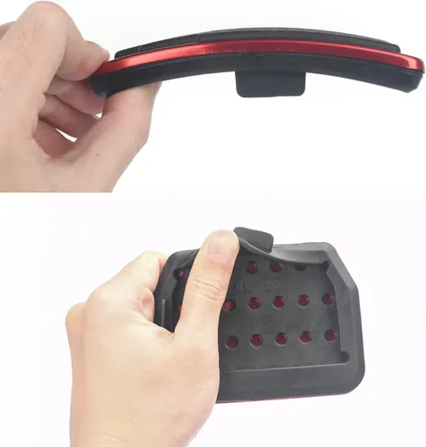 Miniatura 4 de Juego de almohadillas de pedal para Tesla Model 3 Model Y, cubiertas de pedal de freno y acelerador de rendimiento de aluminio antideslizantes