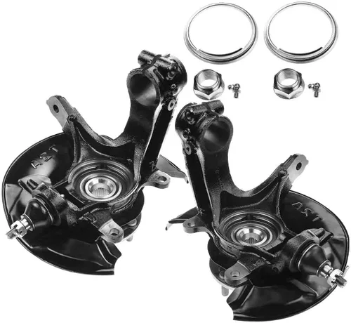 Miniatura 11 de A-Premium Conjunto de cubo de cojinete de rueda y nudillo de dirección delantero izquierdo compatible con Honda Accord 2013 2014 2015 2016, lado