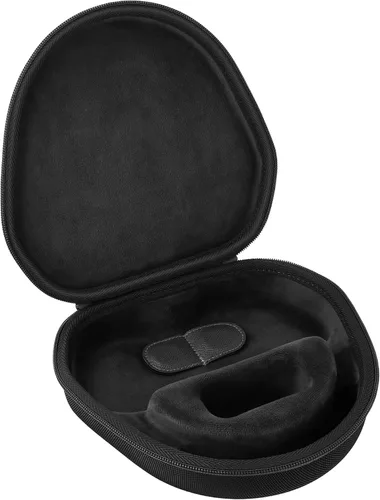 Miniatura 2 de co2CREA Funda rígida con modo de sueño, reemplazo para auriculares Apple AirPods Max inalámbricos de diadema (Funda negra)