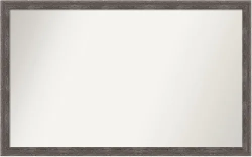 Miniatura 304 de Amanti Art Espejo personalizado, espejo de baño gris plomo a rayas, espejo de pared o espejo de tocador de baño sobre el fregadero